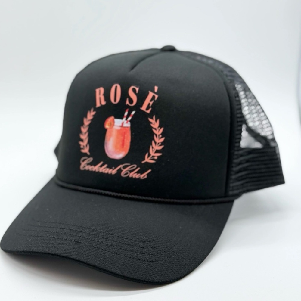 Mesh trucker hat rose cocktail club